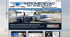 Desktop Screenshot of aeromedevac.com